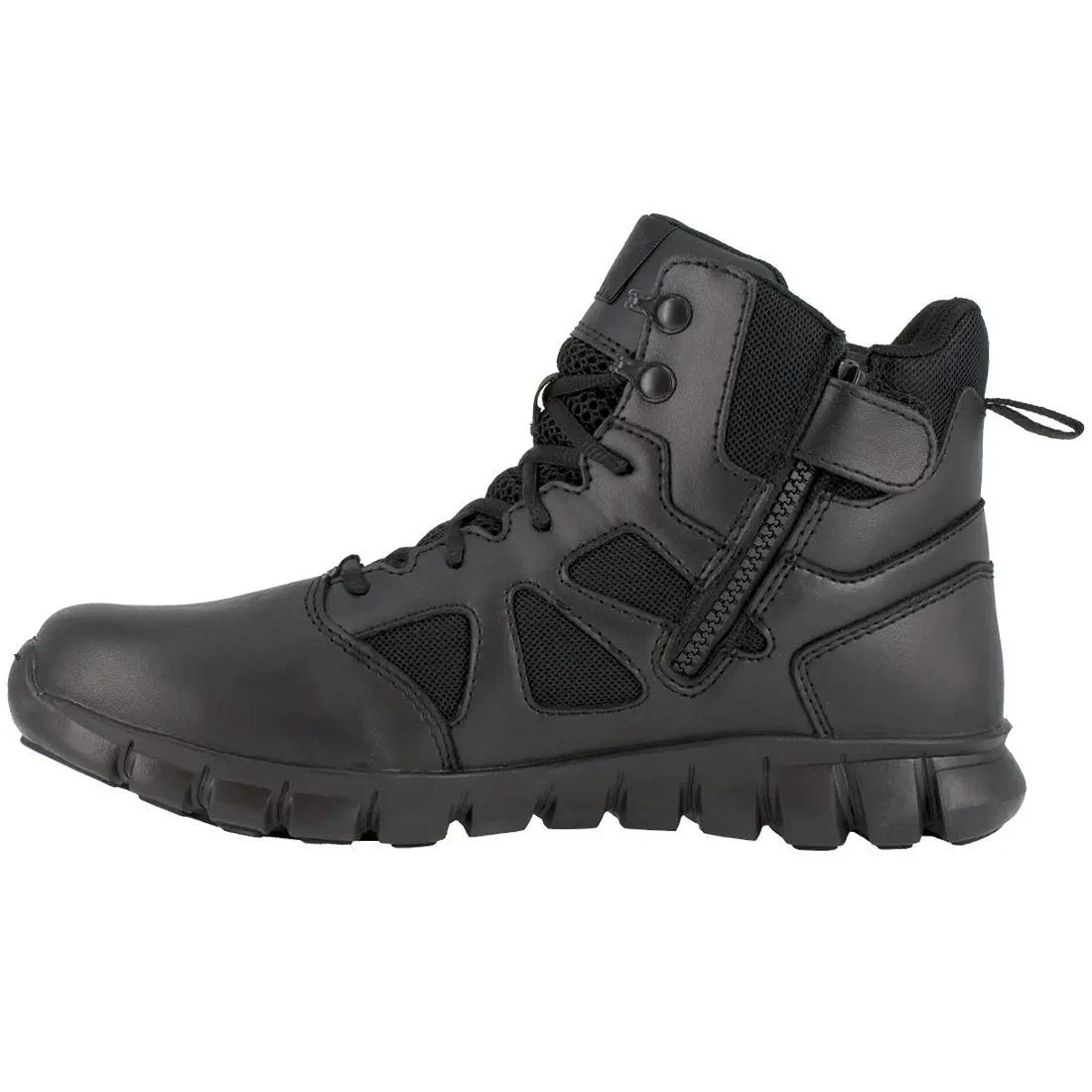 Sublite Cushion 6 Inch Soft-Toe Side Zip Tactical Stealth Boot Black - Image 4