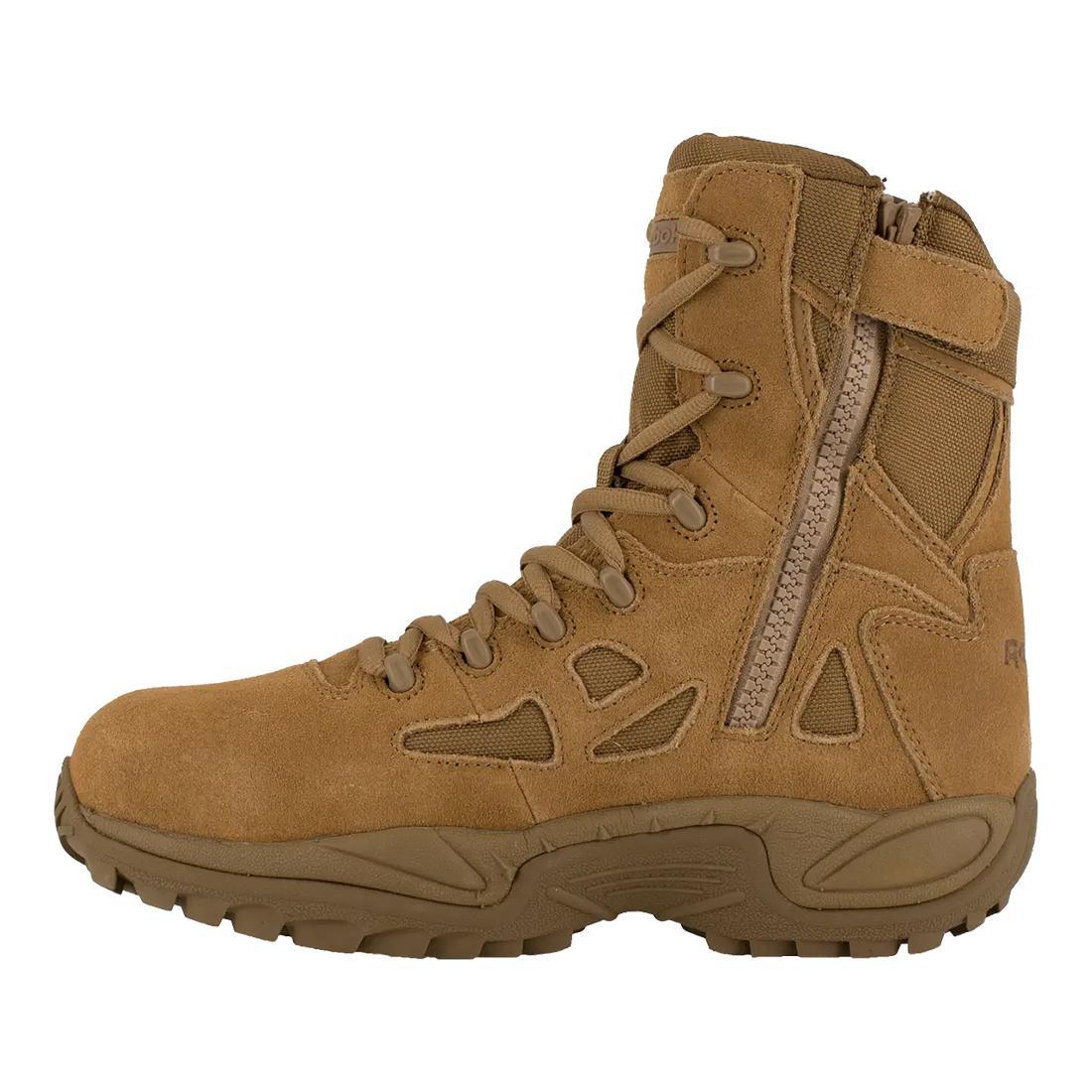 Rapid Response Rb 8 Inch Composite-Toe Side Zip Stealth Military Work Boot Coyote - Image 5
