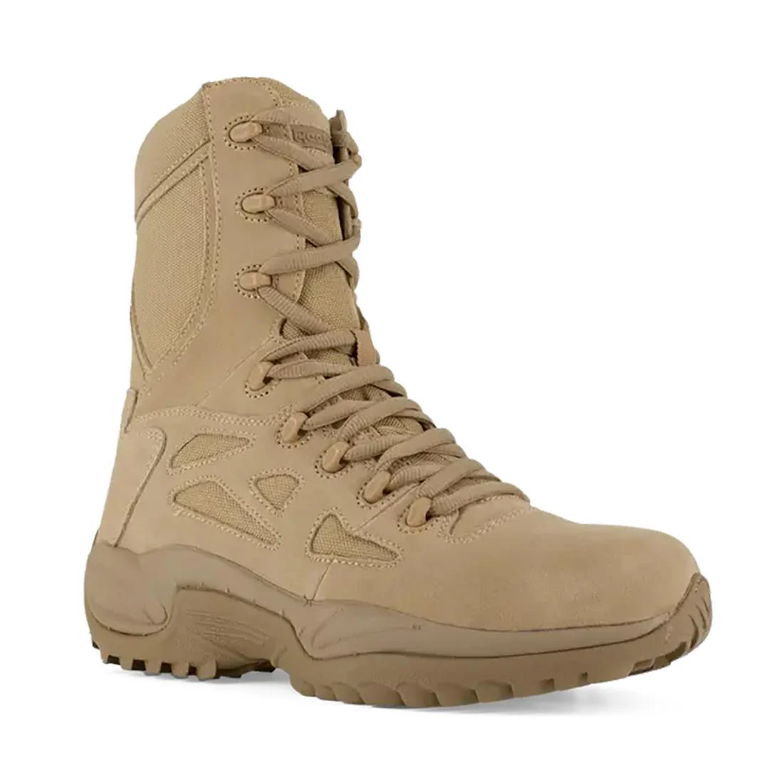 Rapid Response Rb 8 Inch Soft-Toe Side Zip Military Boot Desert Tan - Image 4