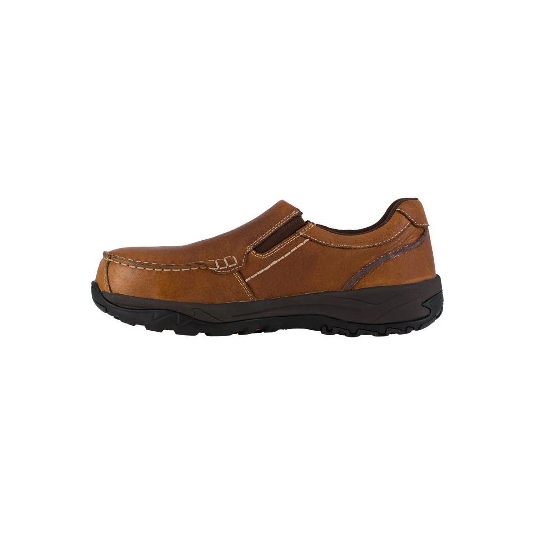 Extreme Light Composite-Toe Slip On Work Shoe Brown - Image 4