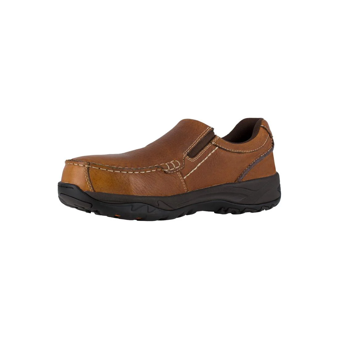Extreme Light Composite-Toe Slip On Work Shoe Brown - Image 5