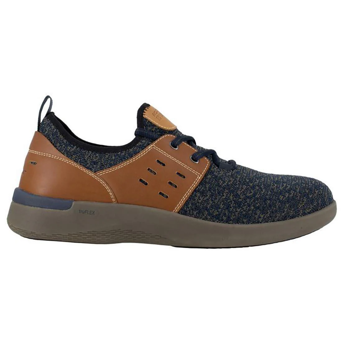 True Flex Composite-Toe Casual Oxford Work Shoe Blue/Tan
