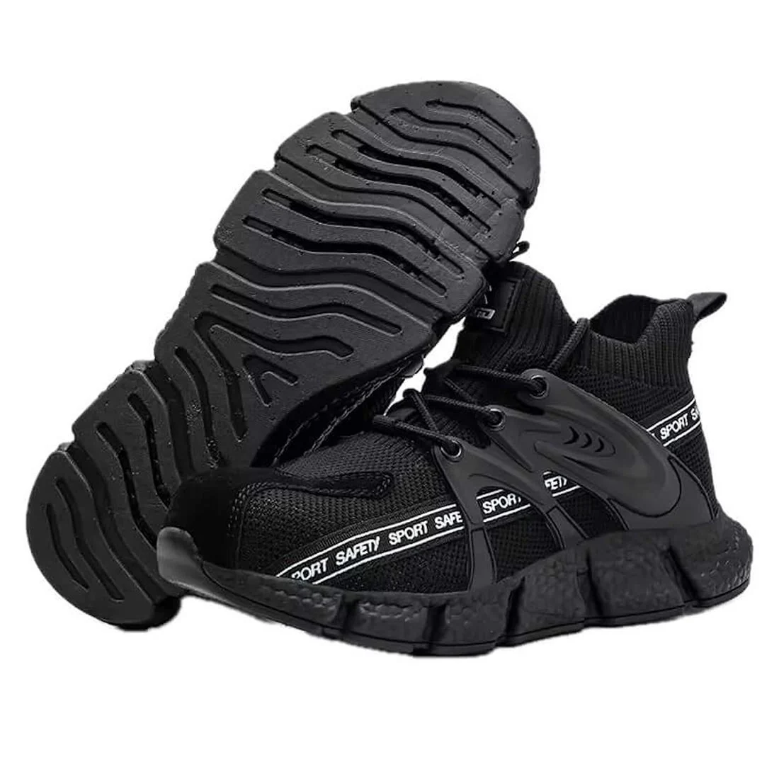 Steel Toe Safety Shoes Black #1223 - Image 4
