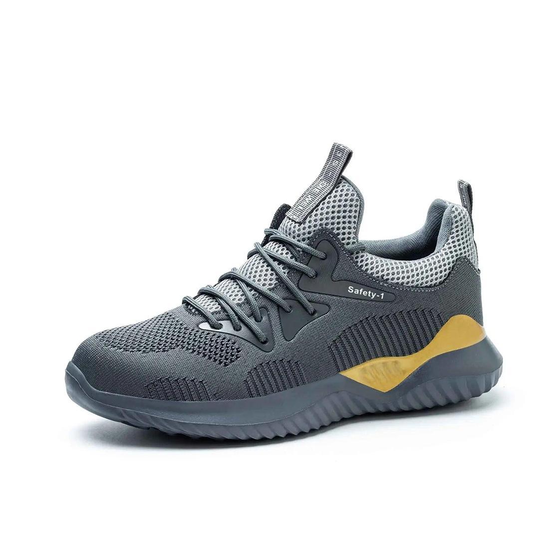 Steel Toe Athletic Mid Safety Boot Gray G307 - Image 3