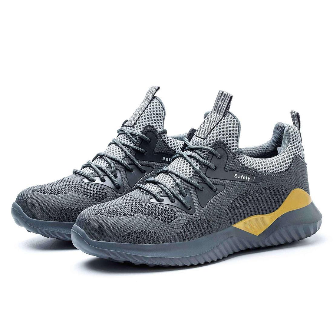 Steel Toe Athletic Mid Safety Boot Gray G307 - Image 5