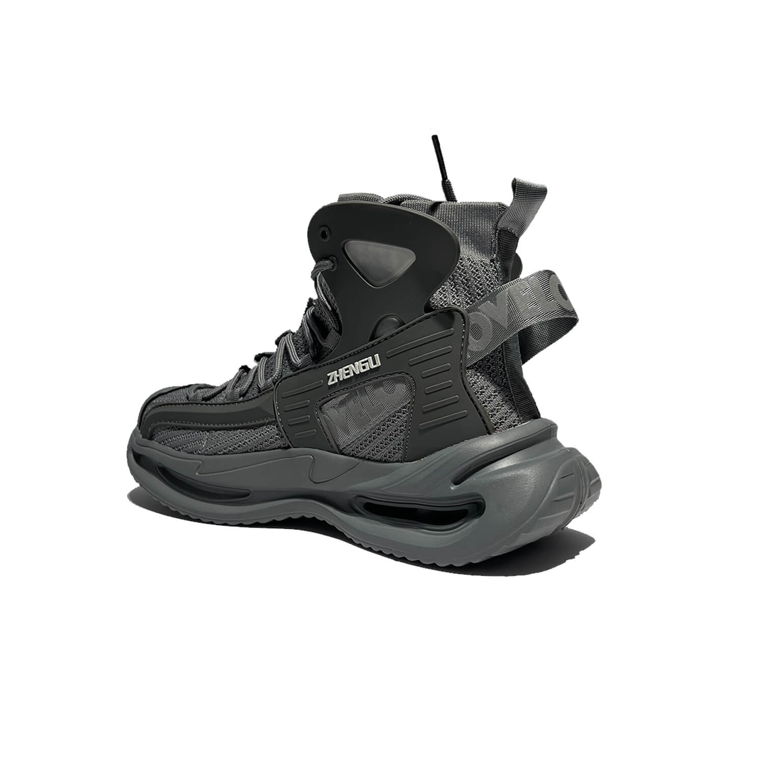 Zhengu Steel Toe Athletic Mid Safety Boot 8819 Grey - Image 3