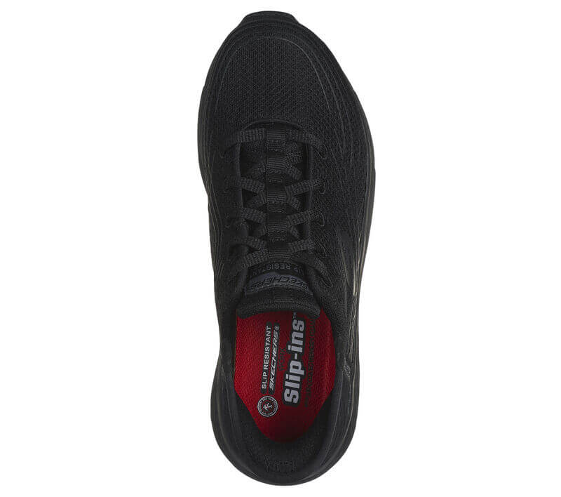 Womens Slip-ins Max Cushioning Elite Slip Resistant Shoe Black - Image 4