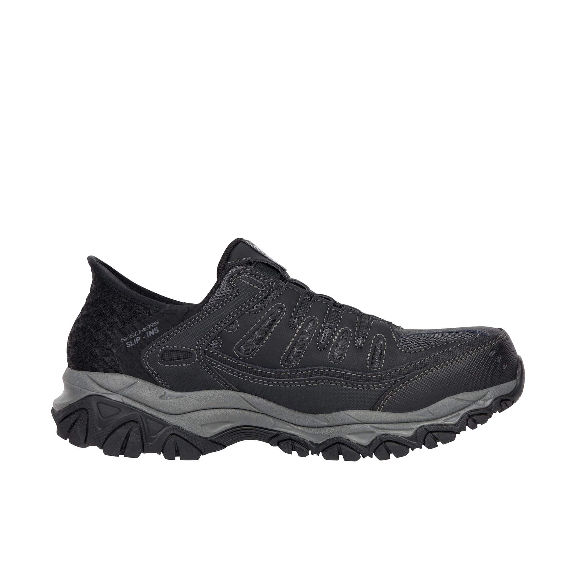 Men's Cankton Faison Slip ins Steel-Toe Shoe Black - Image 6