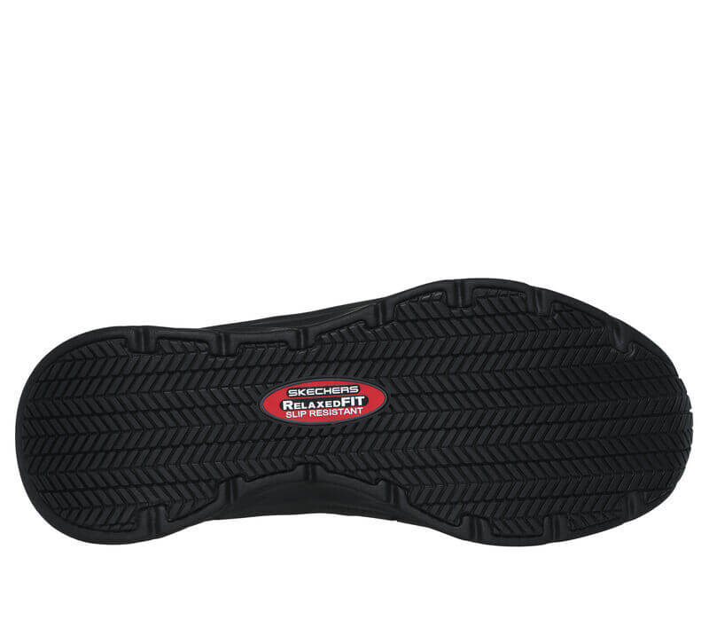 Men's Joden Slip-ins D'Lux Walker Slip Resistant Shoe Black - Image 3