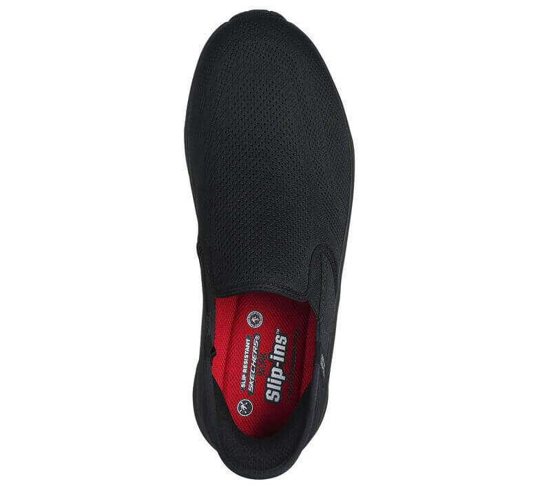 Men's Joden Slip-ins D'Lux Walker Slip Resistant Shoe Black - Image 5