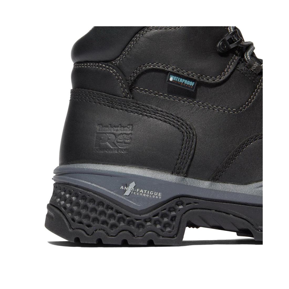 Bosshog 6 Inch Composite-Toe Waterproof PR Work Boot Black - Image 8