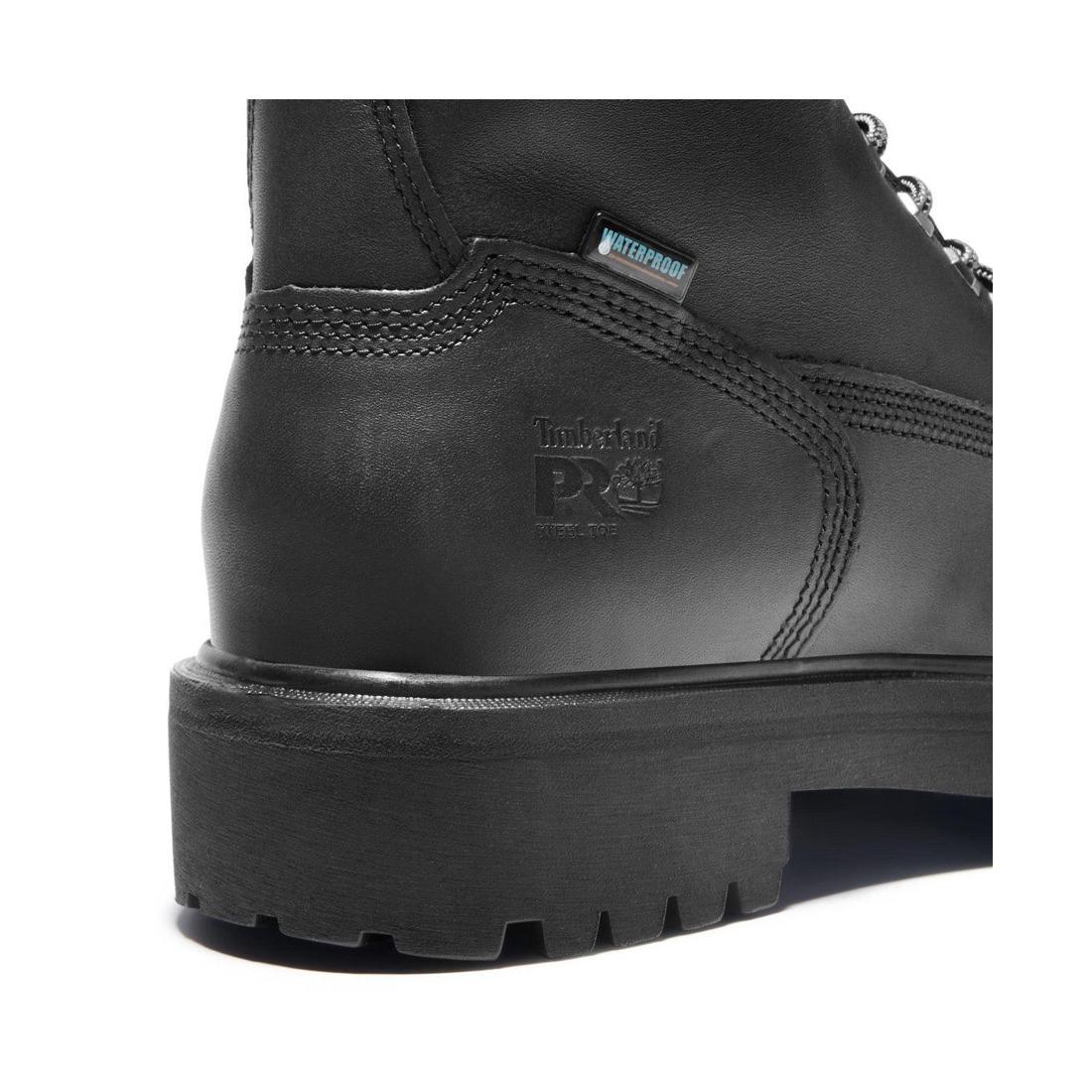 Direct Attach 6 Inch Steel-Toe Waterproof Ins 200G Work Boot Black - Image 8