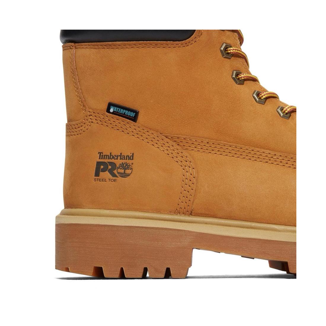 Direct Attach 6 Inch Steel-Toe Waterproof Ins 200G Work Boot Wheat - Image 7