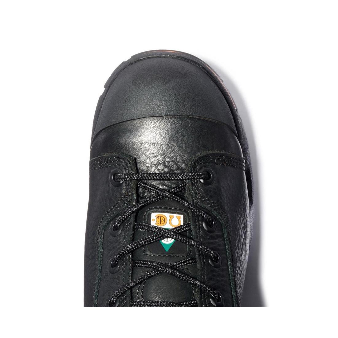 Endurance 6 Inch Steel-Toe Waterproof PR Work Boot Black - Image 4