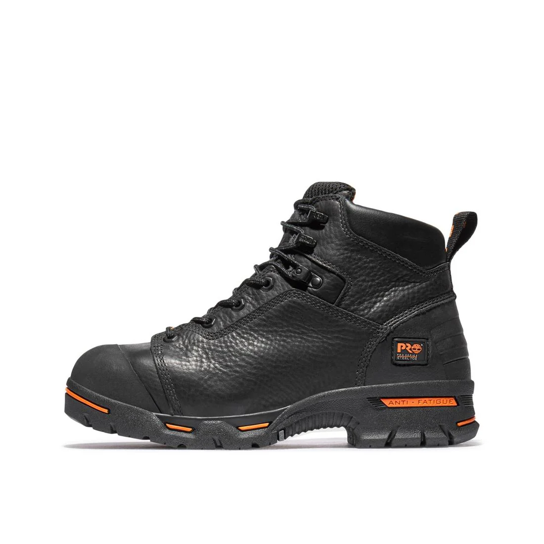 Endurance 6 Inch Steel-Toe Waterproof PR Work Boot Black - Image 7