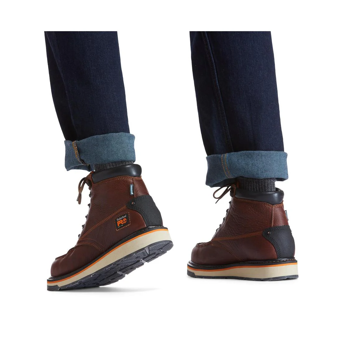 Gridworks 6 Inch Soft-Toe Waterproof Boot Brown - Image 10