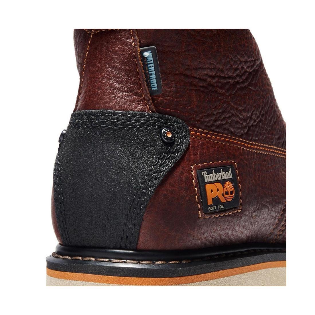 Gridworks 6 Inch Soft-Toe Waterproof Boot Brown - Image 11