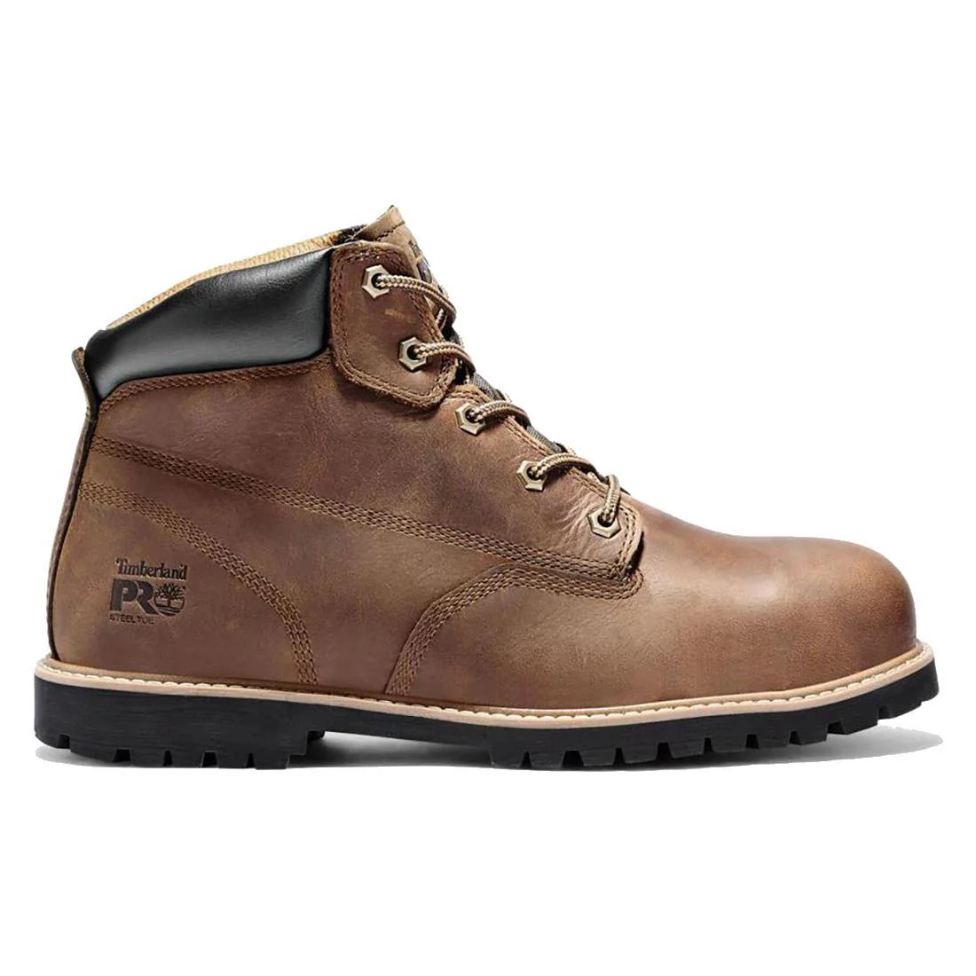 Gritstone 6 Inch Steel-Toe Work Boot Brown