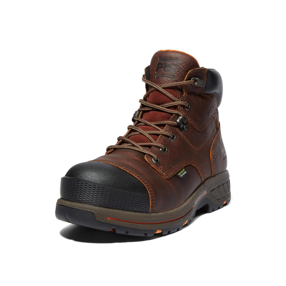 Helix HD 6 Inch Composite Toe Met Guard Work Boot Brown - Image 6