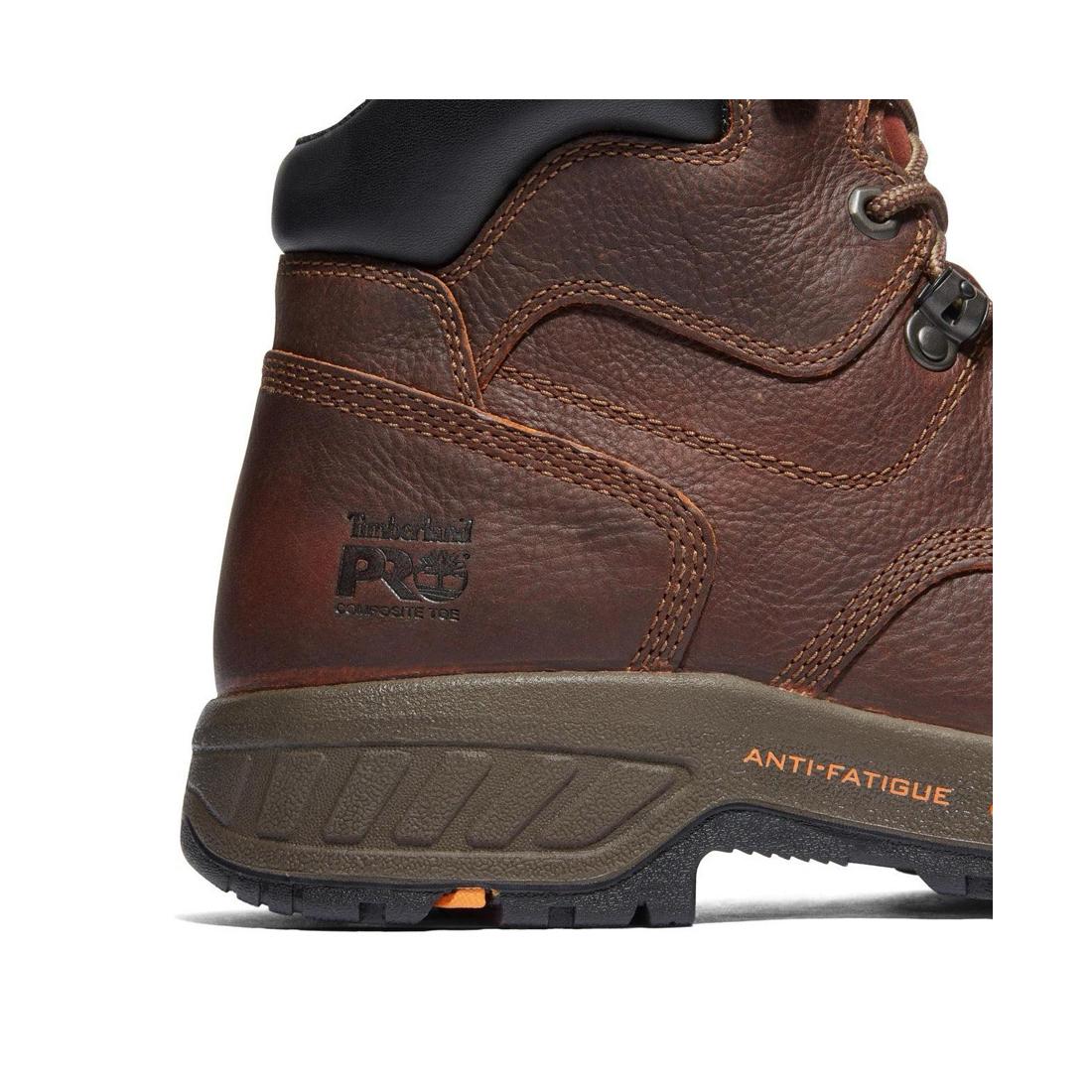 Helix HD 6 Inch Composite Toe Met Guard Work Boot Brown - Image 7