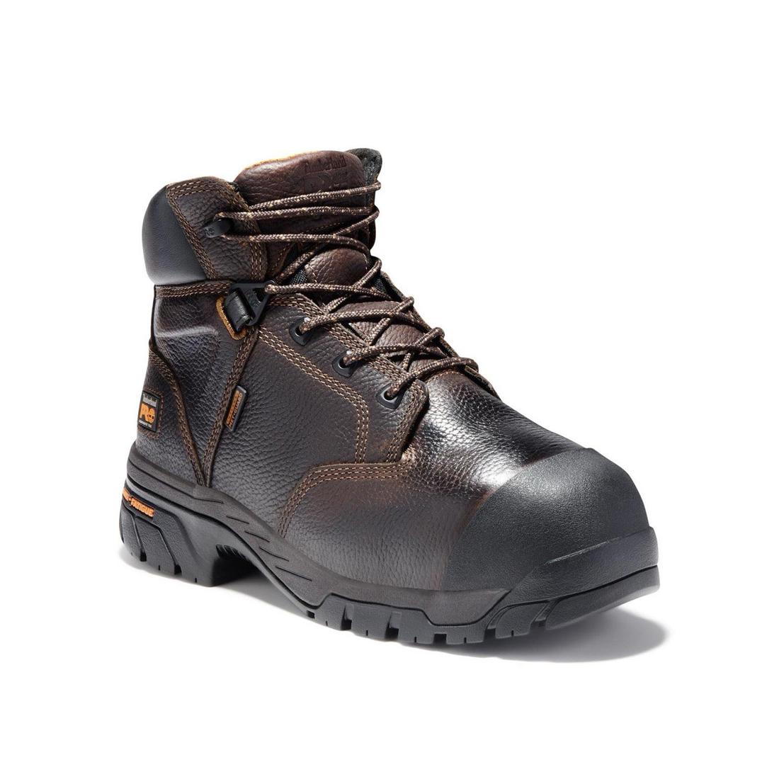 Helix 6 Inch Composite-Toe Met Gaurd Work Boot Brown - Image 2
