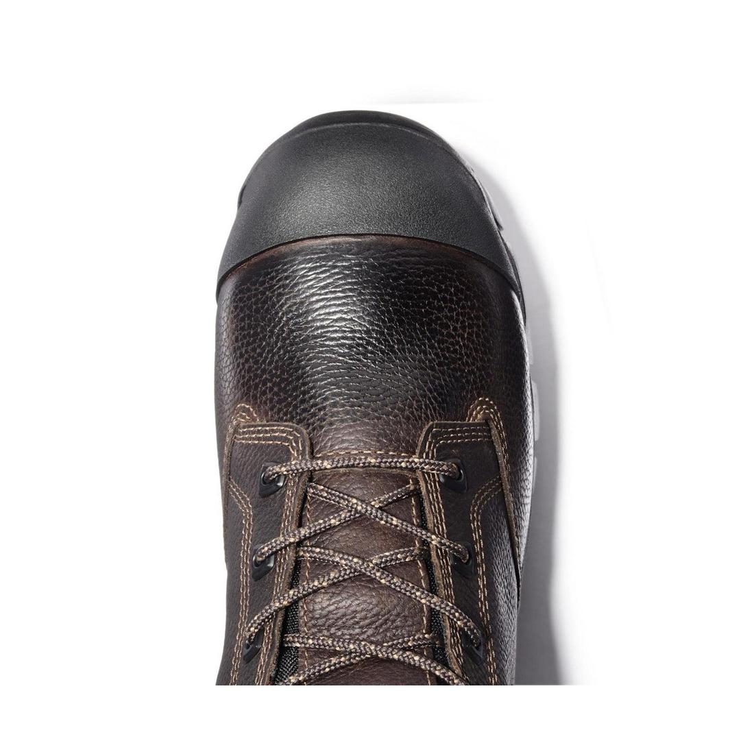 Helix 6 Inch Composite-Toe Met Gaurd Work Boot Brown - Image 4
