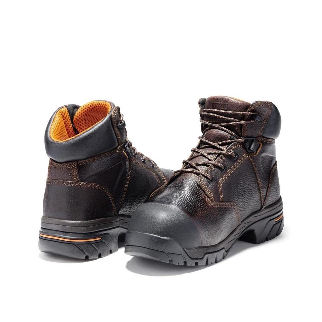 Helix 6 Inch Composite-Toe Met Gaurd Work Boot Brown - Image 5