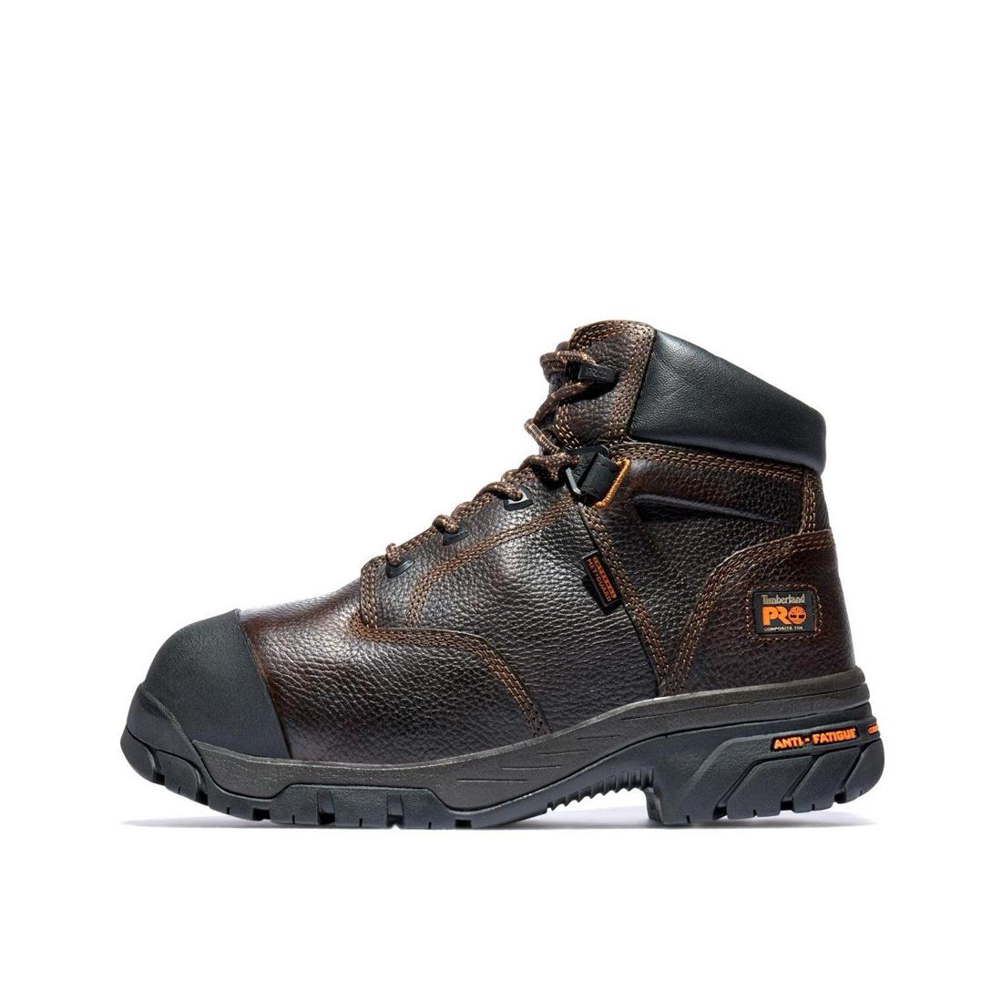 Helix 6 Inch Composite-Toe Met Gaurd Work Boot Brown - Image 9