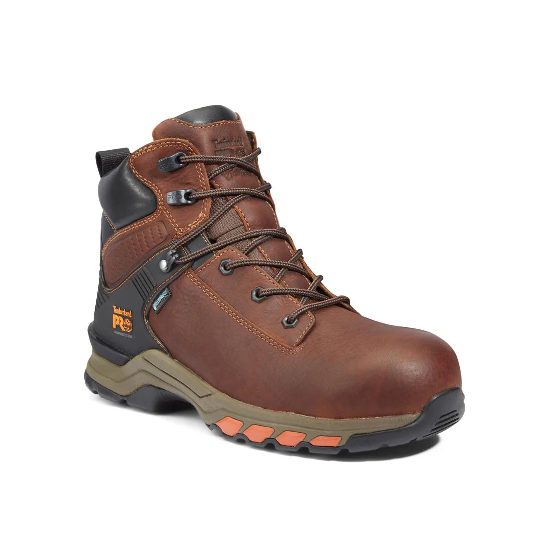 Hypercharge 6 Inch Composite-Toe Waterproof Work Boot Brown - Image 2