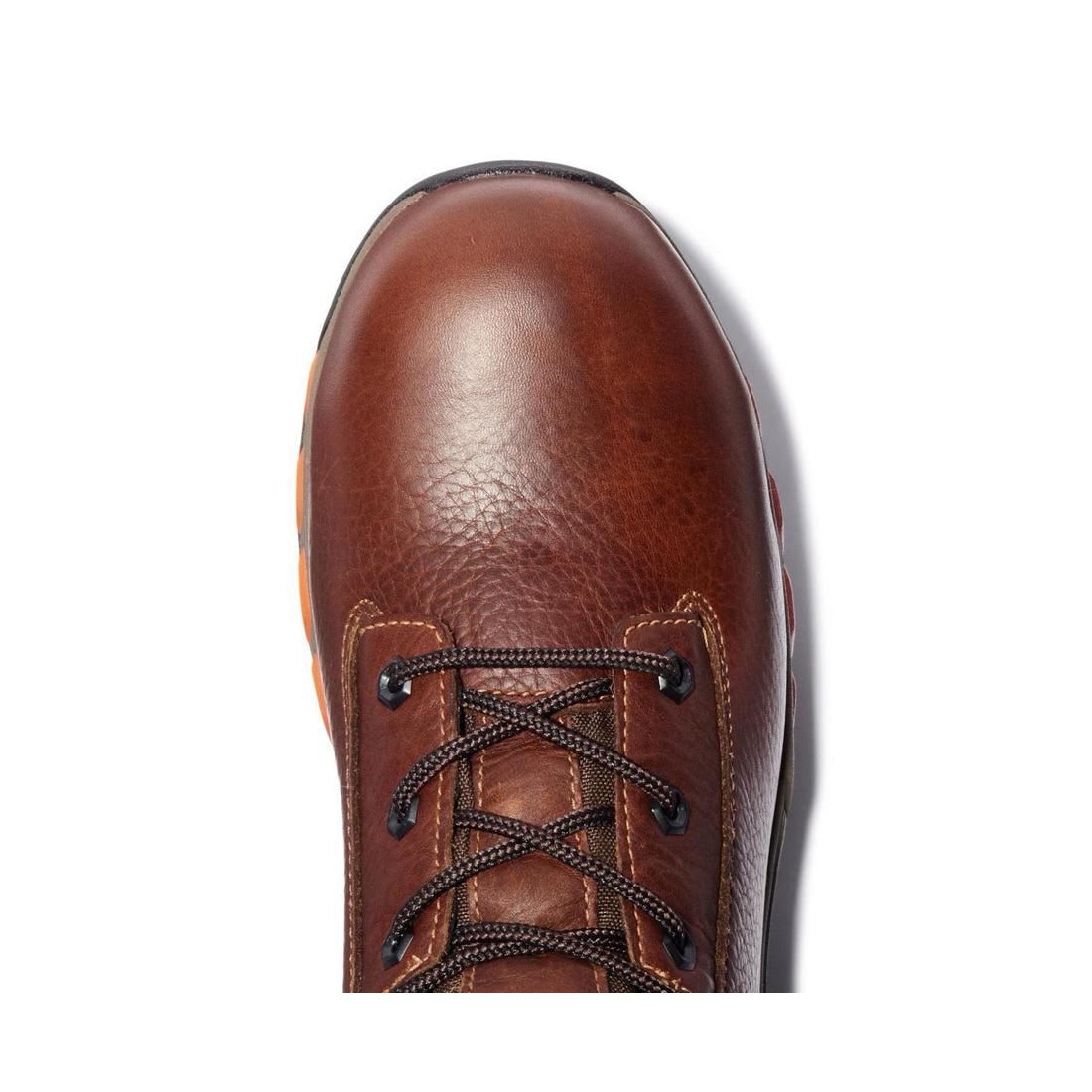 Hypercharge 6 Inch Composite-Toe Waterproof Work Boot Brown - Image 8