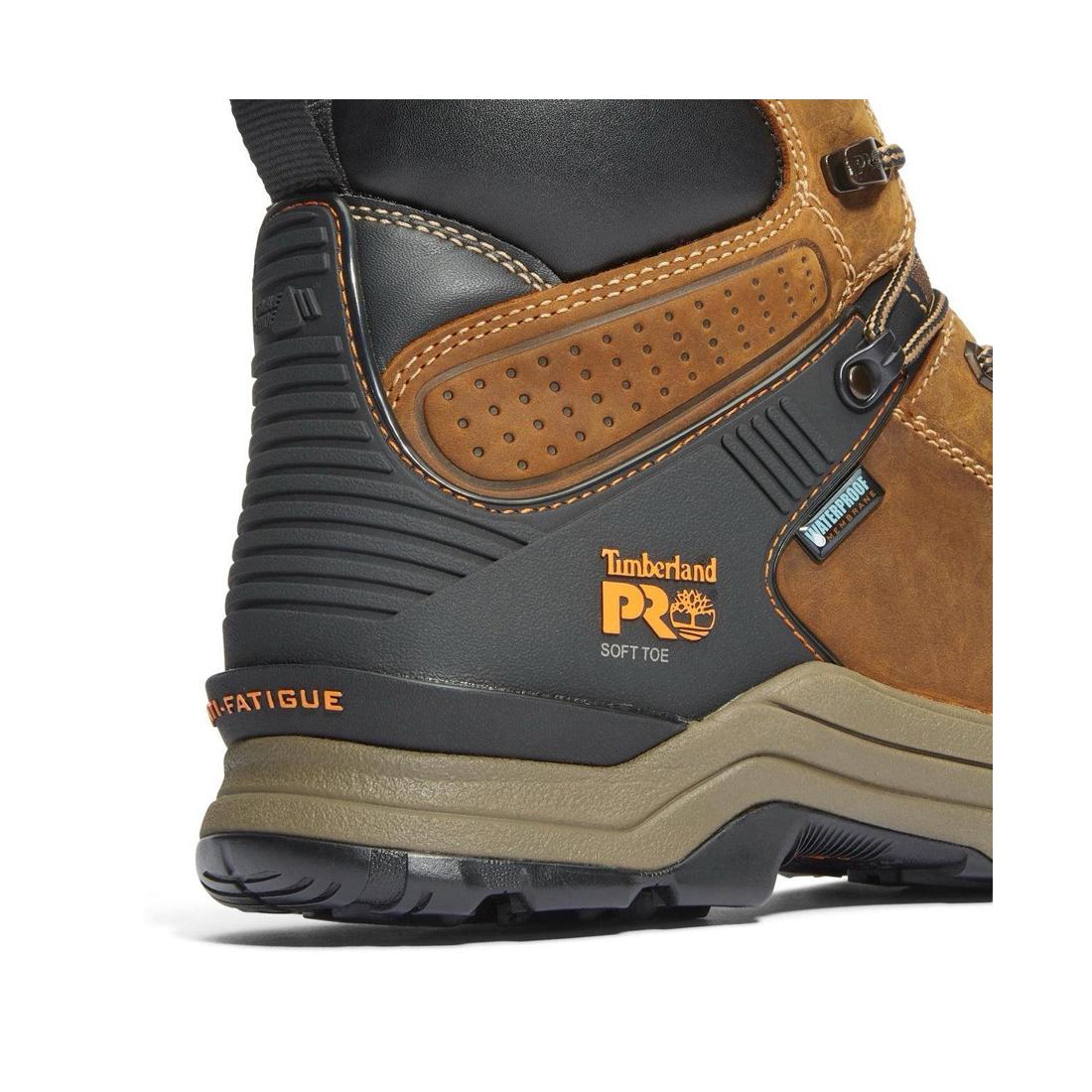 Hypercharge 6 Inch Soft-Toe Waterproof Boot Brown - Image 7