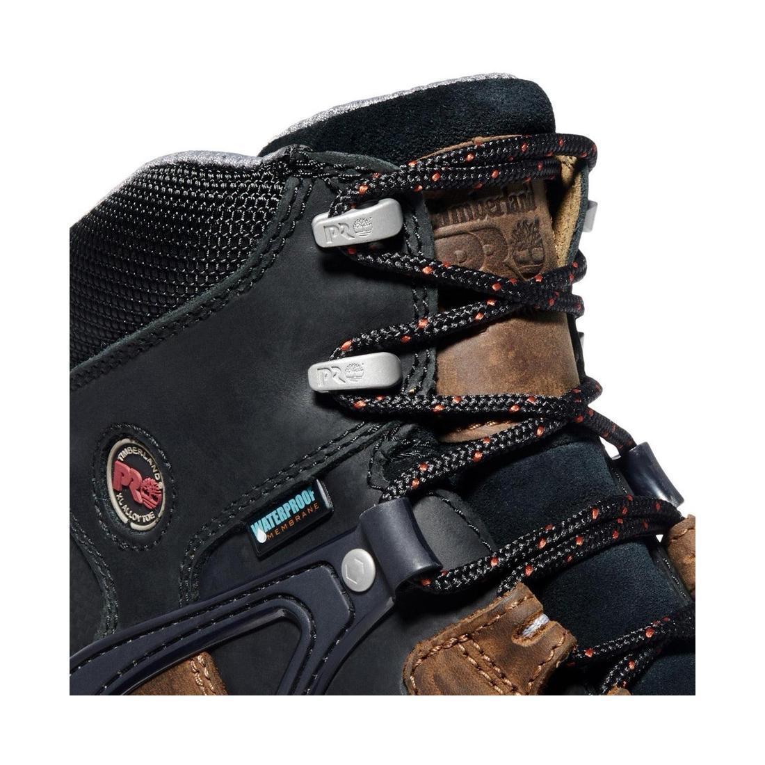 Hyperion 6 Inch Alloy-Toe Waterproof Work Boot Brown - Image 7