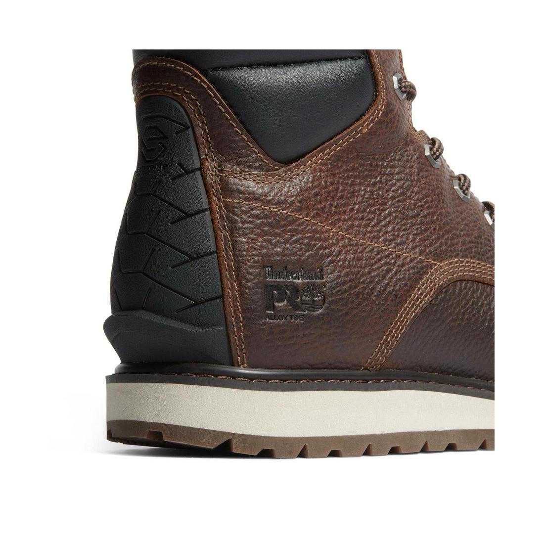 Irvine 6 Inch Alloy-Toe Work Boot Brown - Image 7