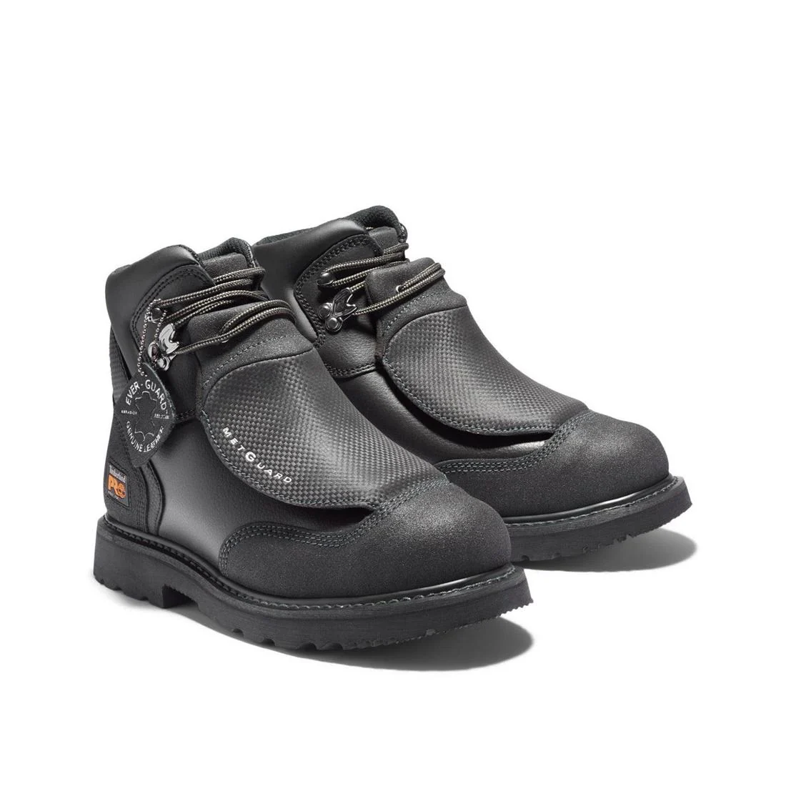 External Met Guard 6 Inch Steel-Toe Work Boot Black - Image 8
