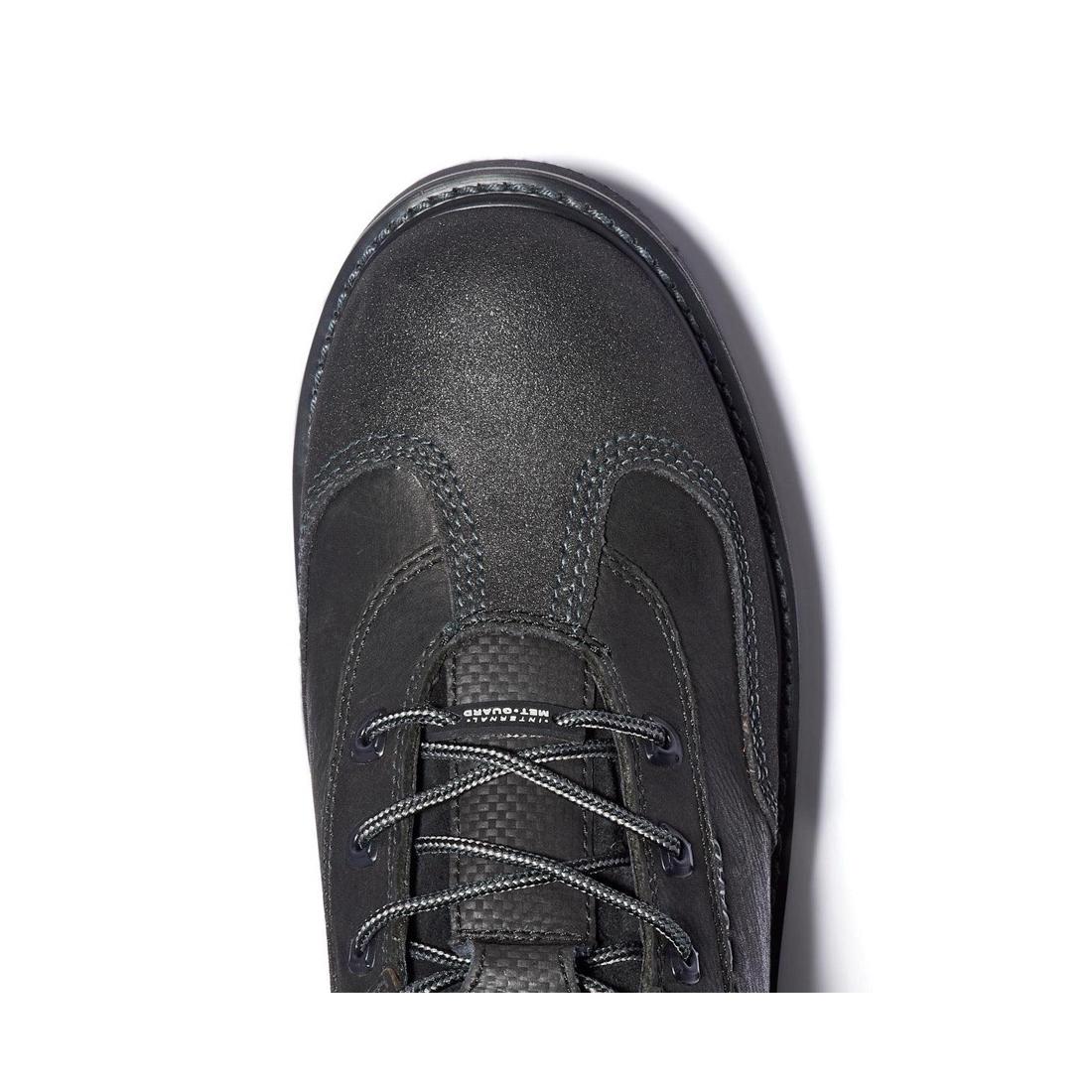 Internal Met Guard 6 Inch Steel-Toe Work Boot Black - Image 4