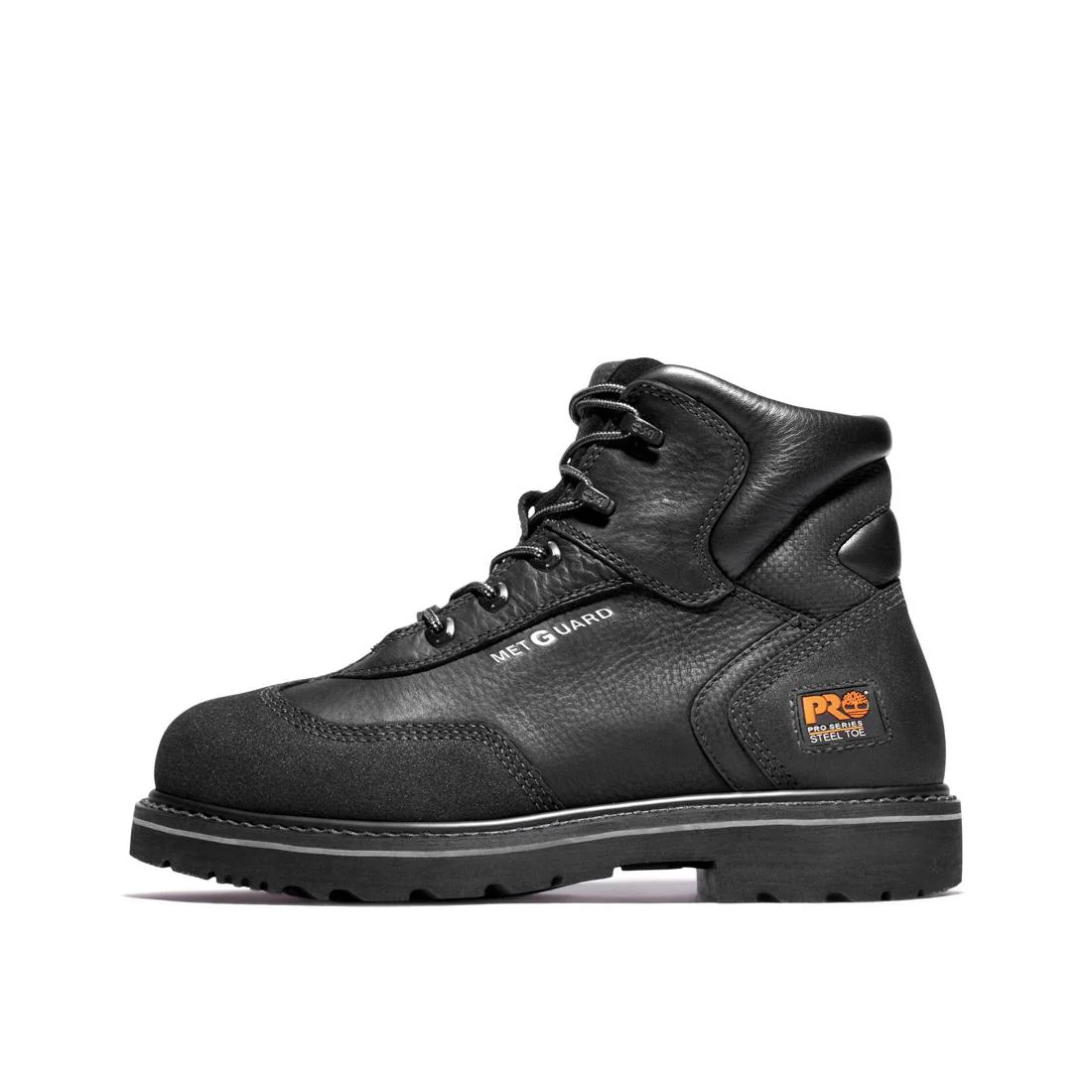 Internal Met Guard 6 Inch Steel-Toe Work Boot Black - Image 8
