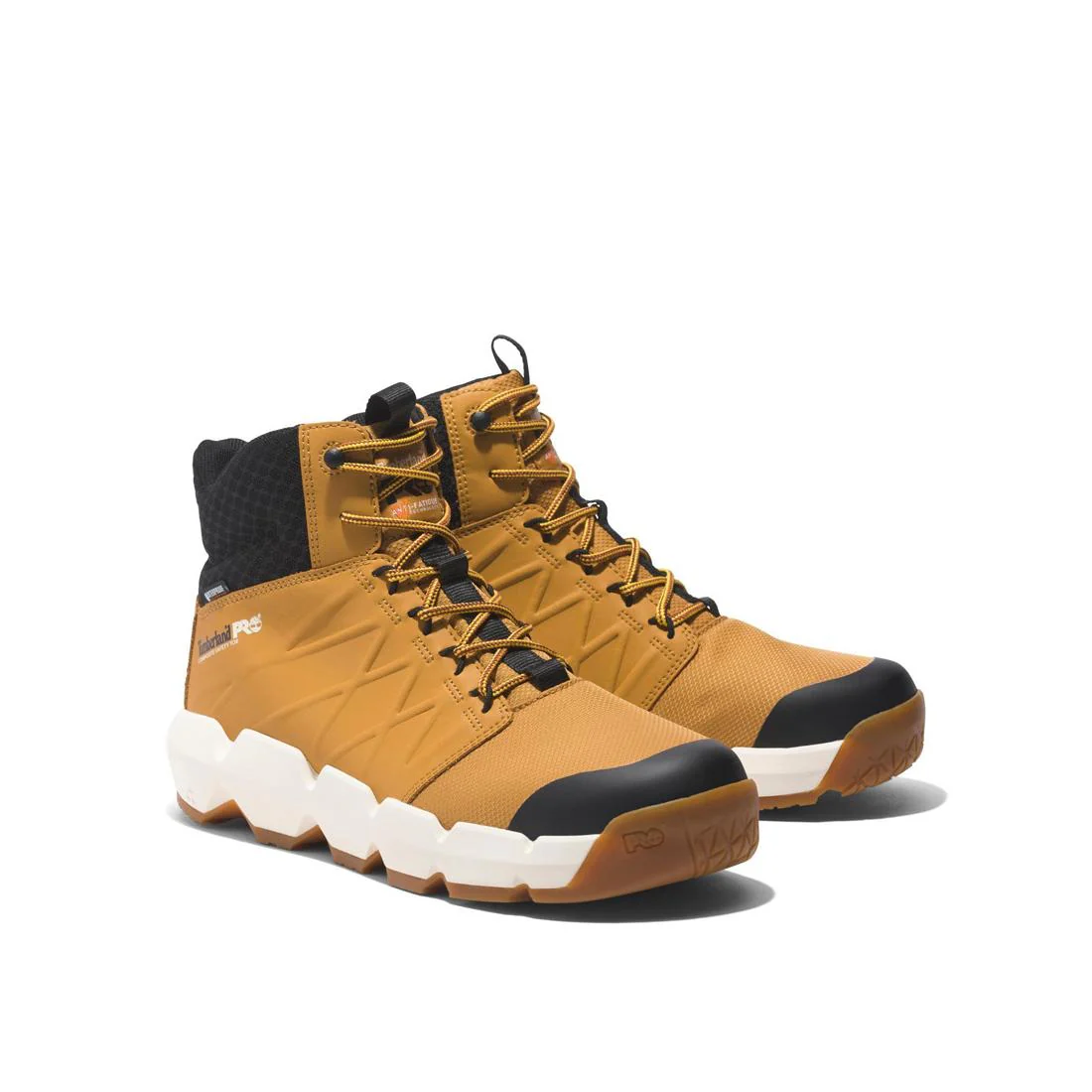 Morphix 6 Inch Composite-Toe Waterproof Work Boot Wheat - Image 8