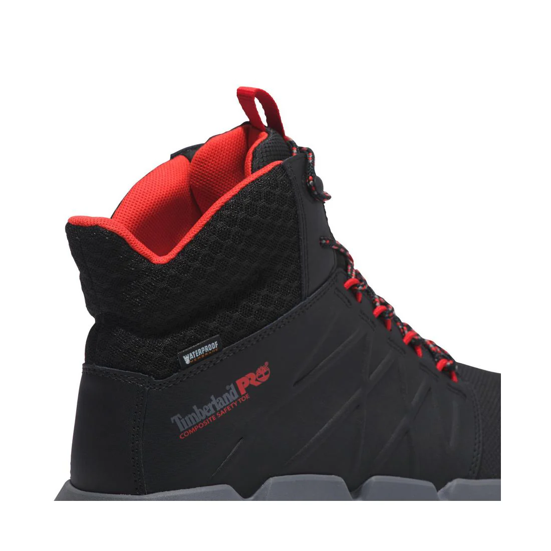 Morphix 6 Inch Composite-Toe Waterproof Work Boot Black - Image 7