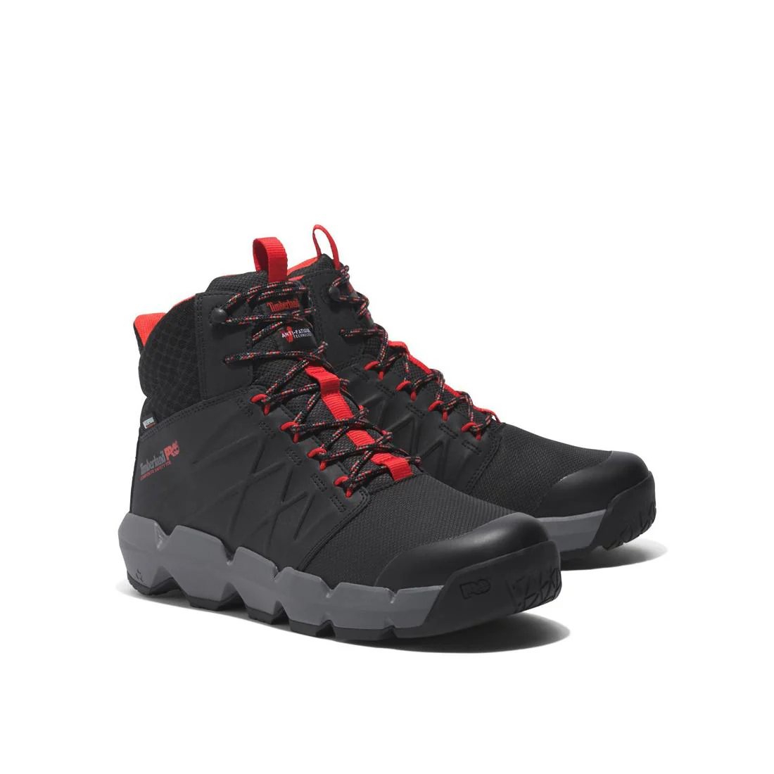 Morphix 6 Inch Composite-Toe Waterproof Work Boot Black - Image 8
