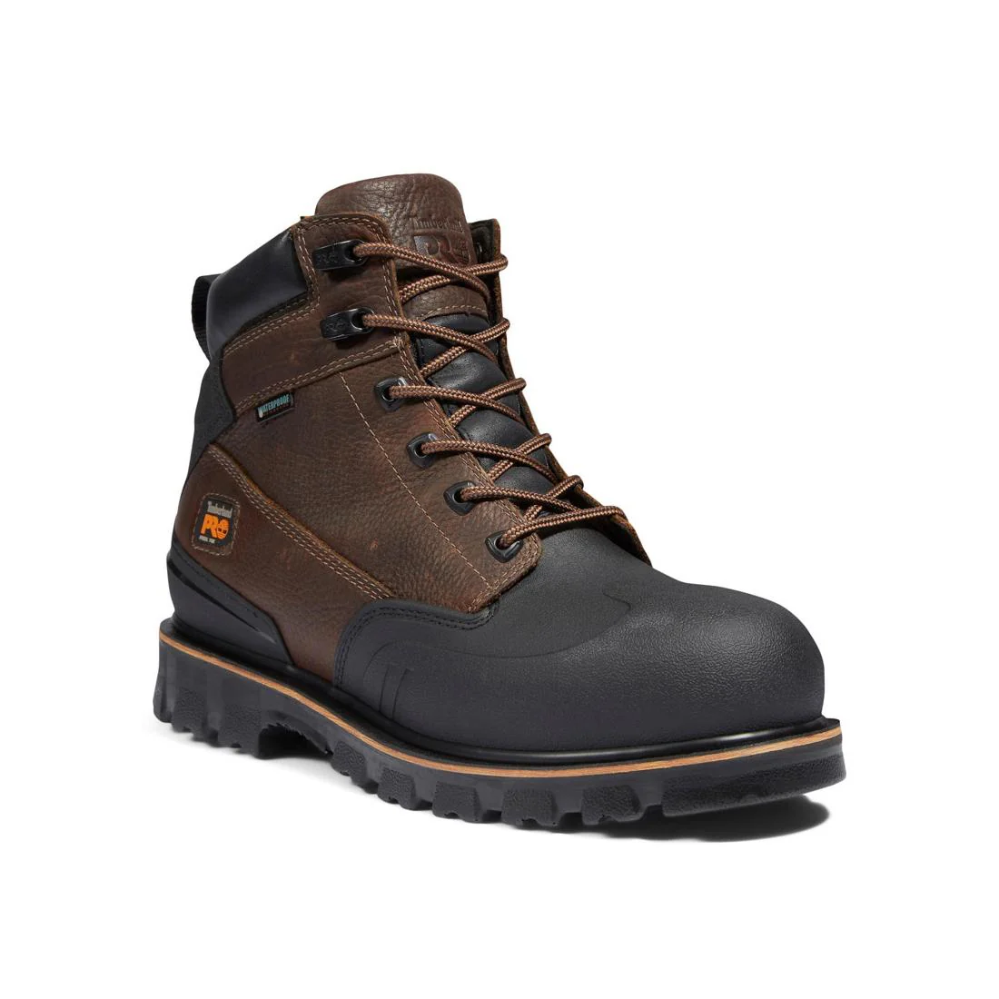 Rigmaster 6 Inch Steel-Toe Waterproof Work Boot Brown - Image 2