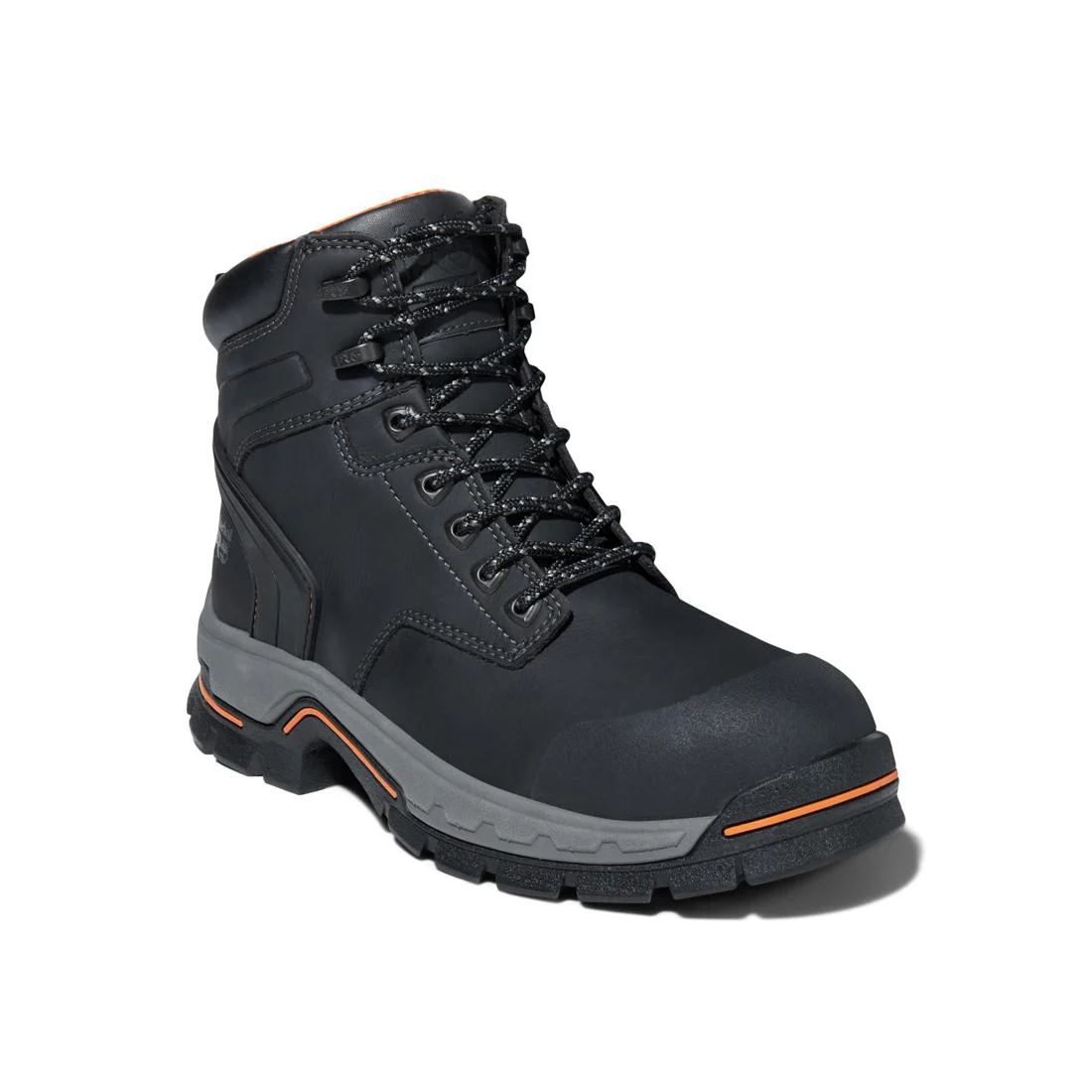 Stockdale 6 Inch Alloy-Toe Work Boot Black - Image 2