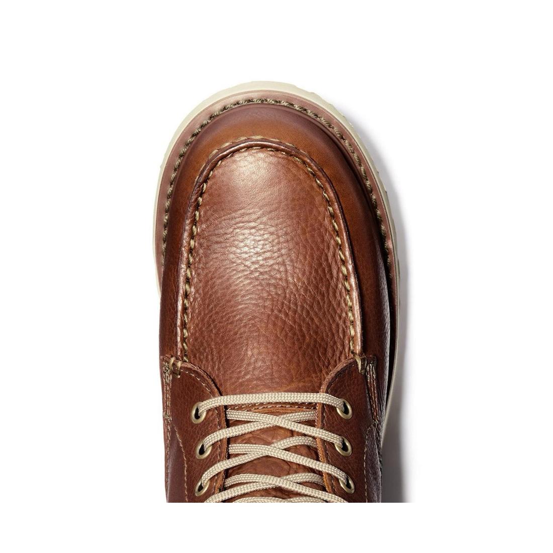 Wedge 6 Inch Soft-Toe Boot Brown - Image 4