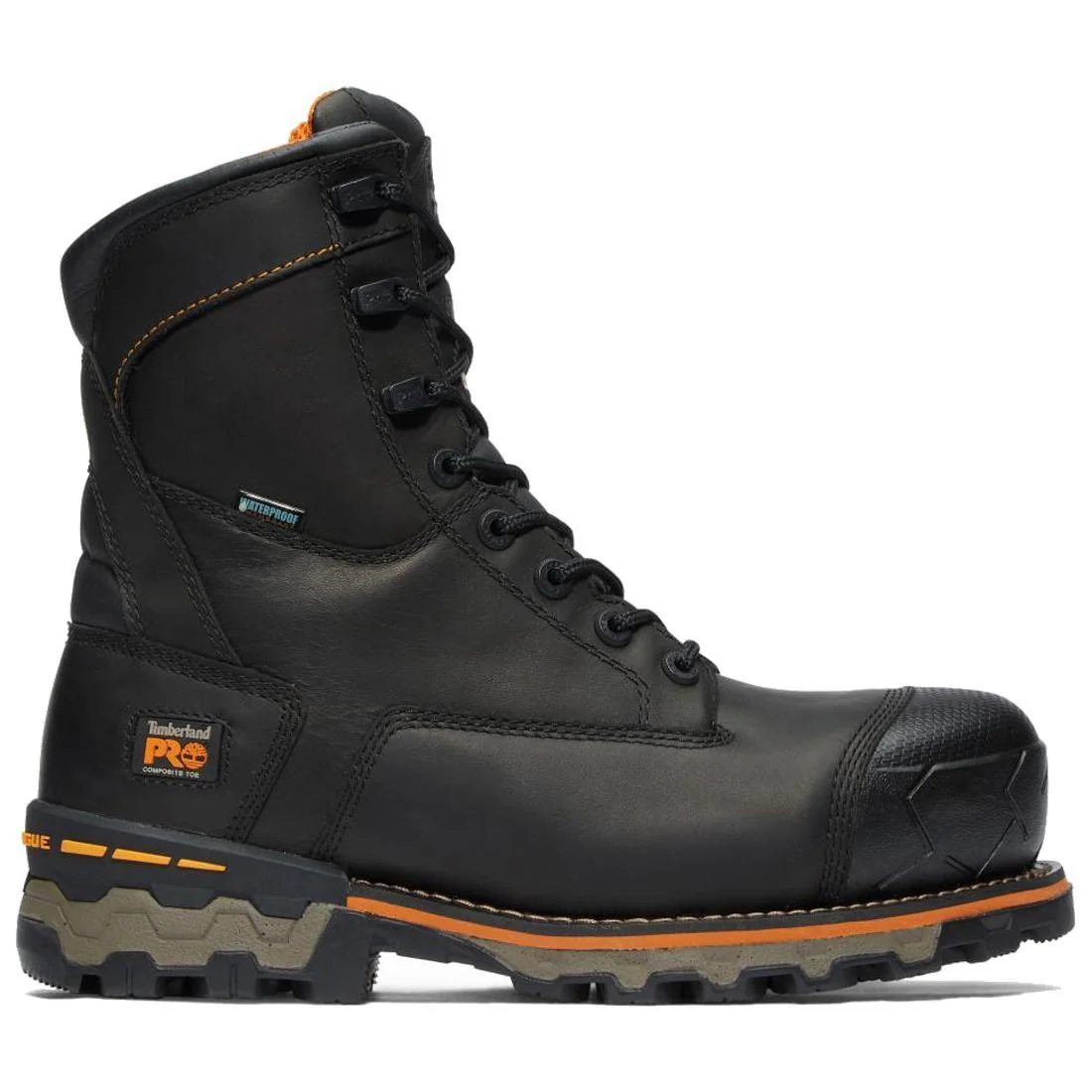 Boondock Waterproof Steel Toe 200g Insulated Work Boots – Black