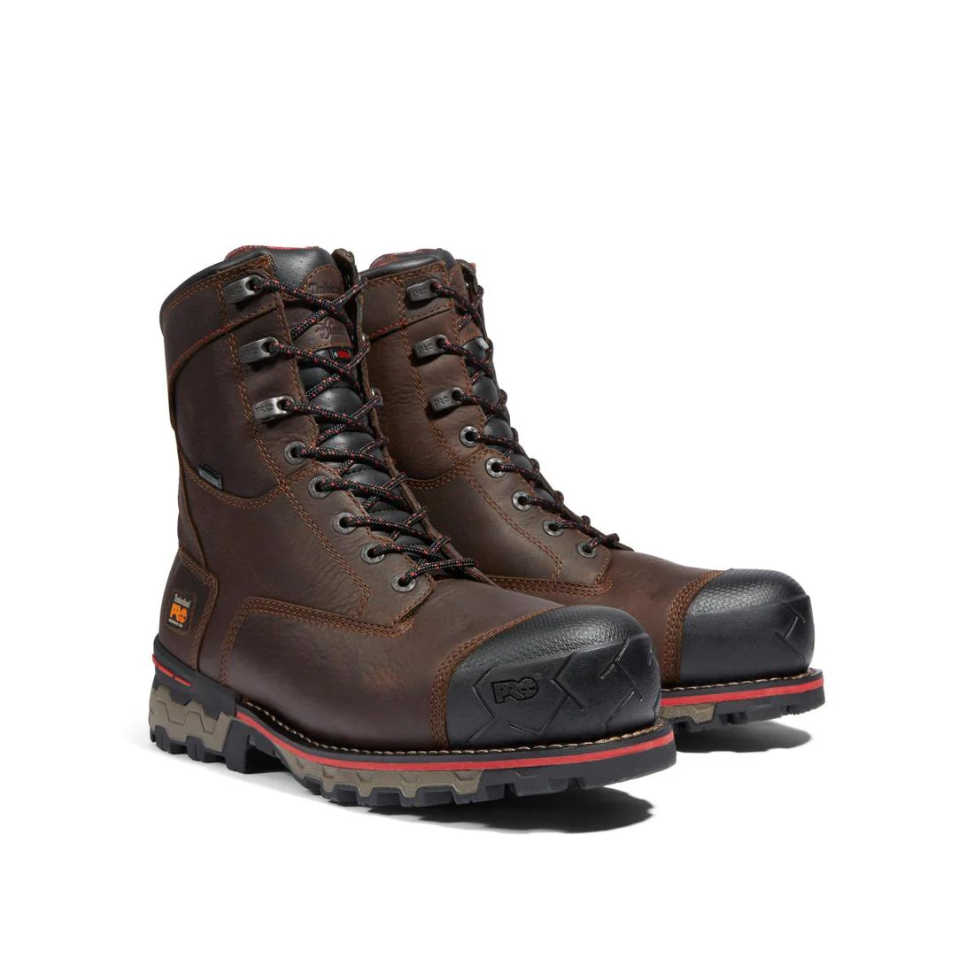 Boondock 8 Inch Composite-Toe Waterproof Ins 1000G Work Boot Brown - Image 6