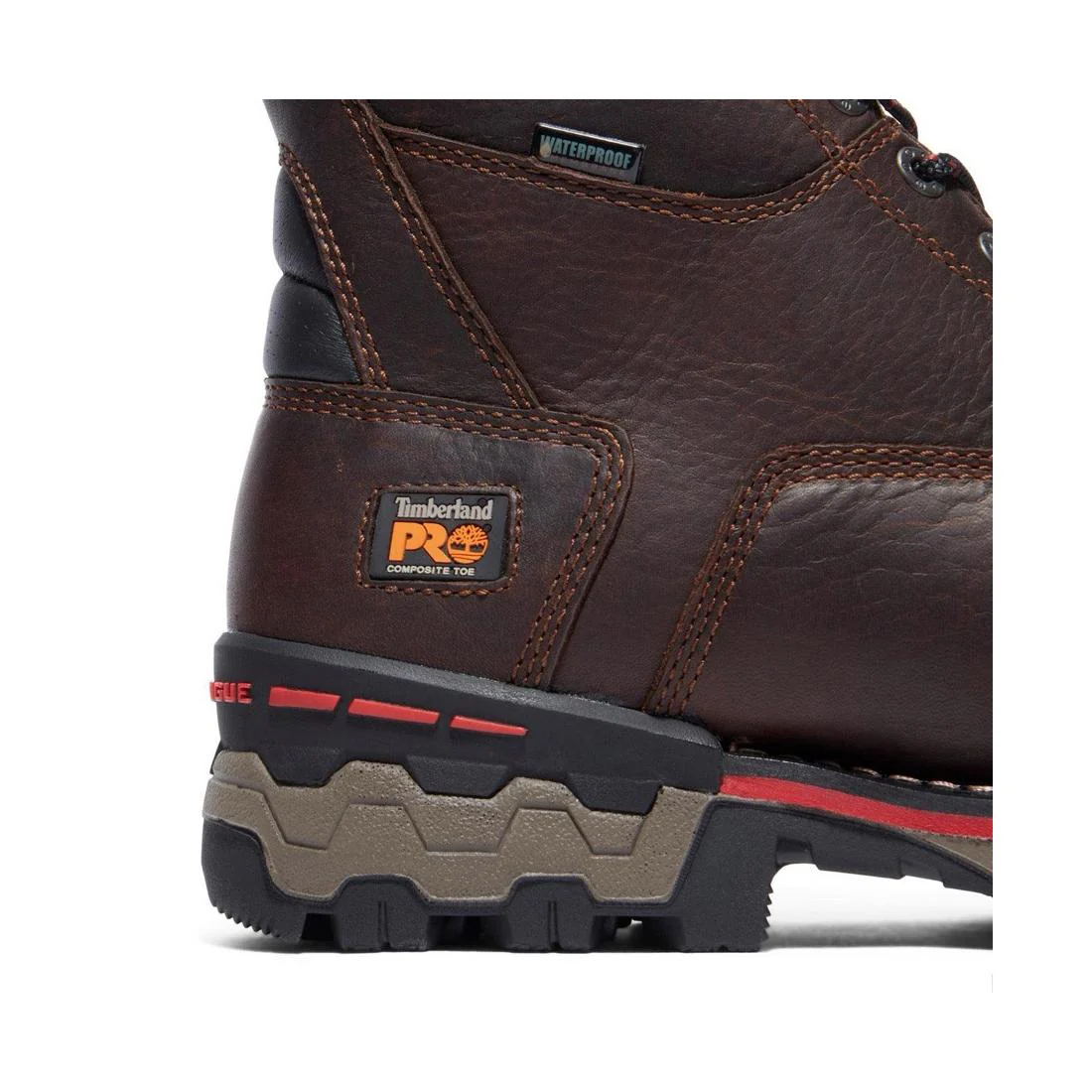 Boondock 8 Inch Composite-Toe Waterproof Ins 1000G Work Boot Brown - Image 7
