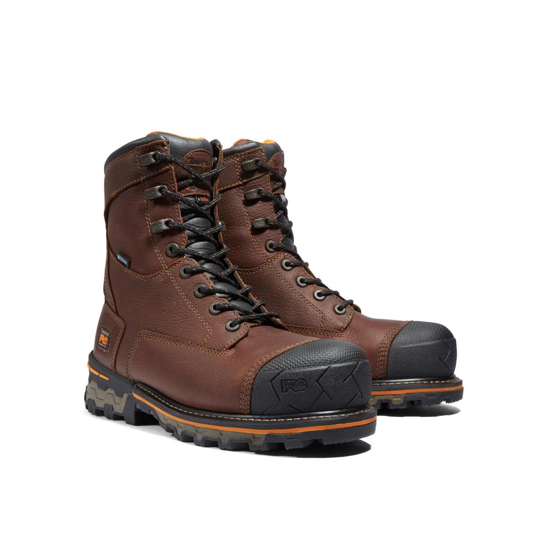 Boondock 8 Inch Composite-Toe Waterproof Ins 600G Work Boot Brown - Image 6