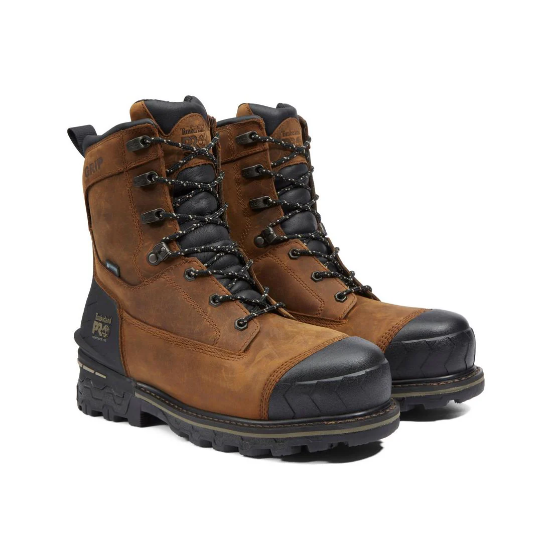 Boondock HD 8 Inch Composite-Toe Waterproof Work Boot Brown - Image 6
