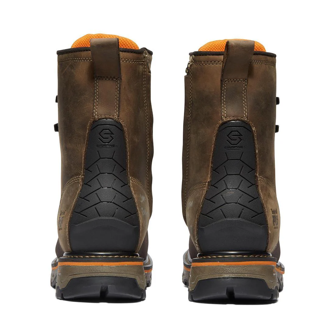 True Grit 8 Inch Composite-Toe Waterproof Work Boot Brown - Image 6