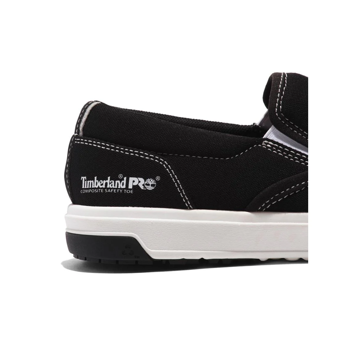 Berkley Slip-on Composite-Toe Work Shoe Black - Image 7