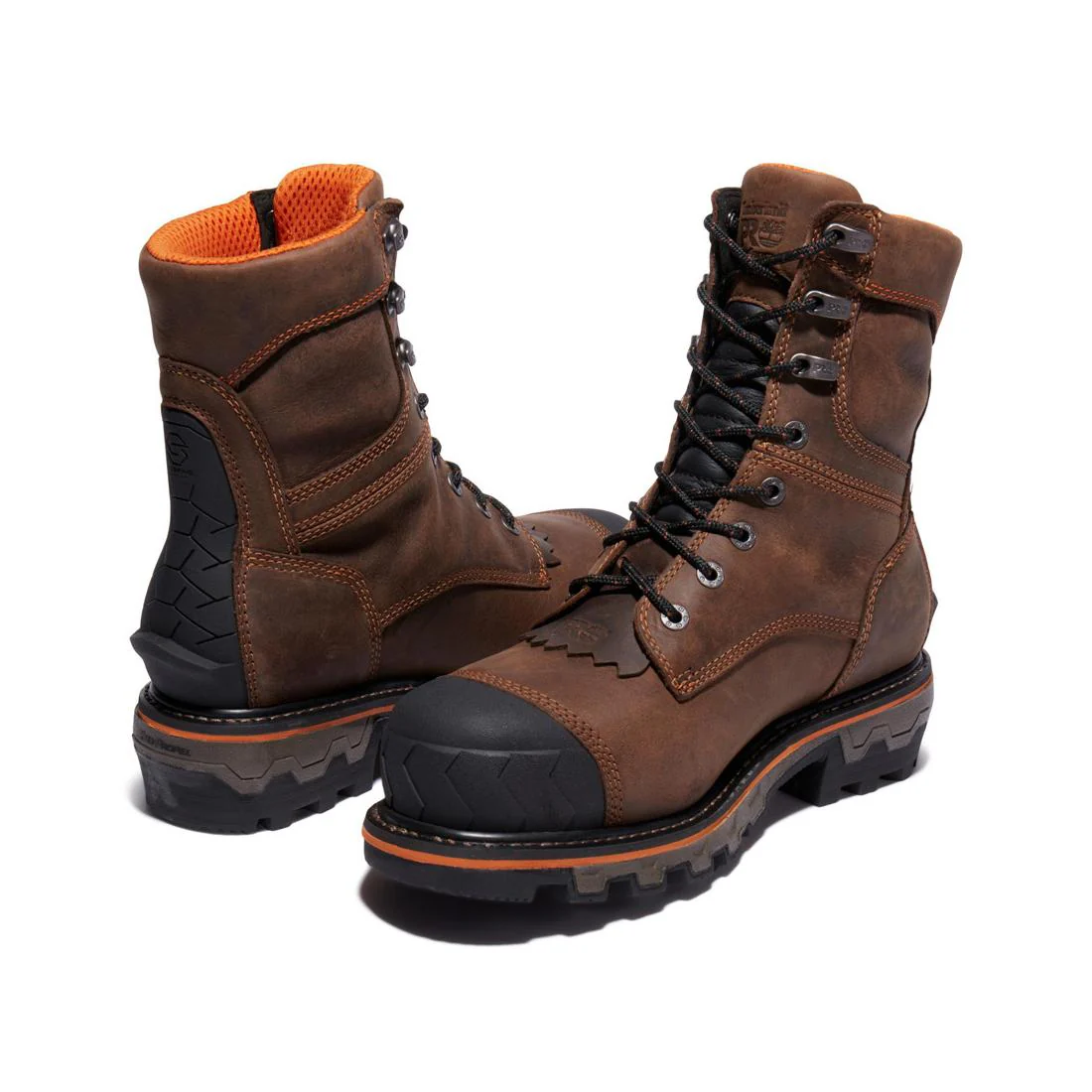 Boondock HD 8 Inch Composite-Toe Waterproof Ins 400G Logger Work Boot Brown - Image 5